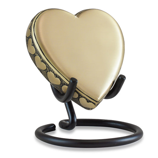 Loving Heart Brass Keepsake