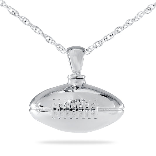 Silver Football Pendant